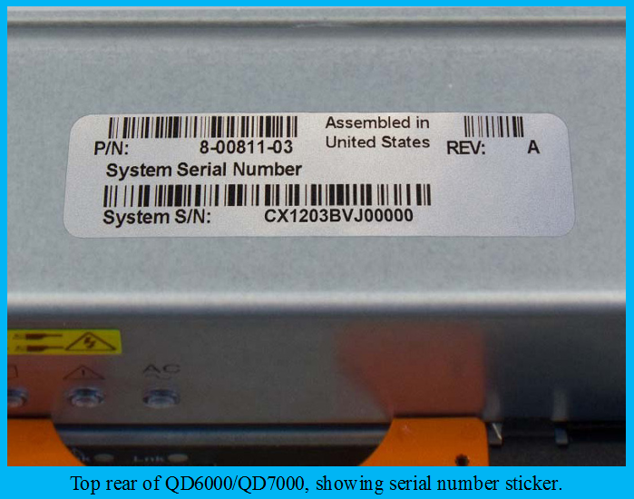Verify Quantum Pendant Serial Number